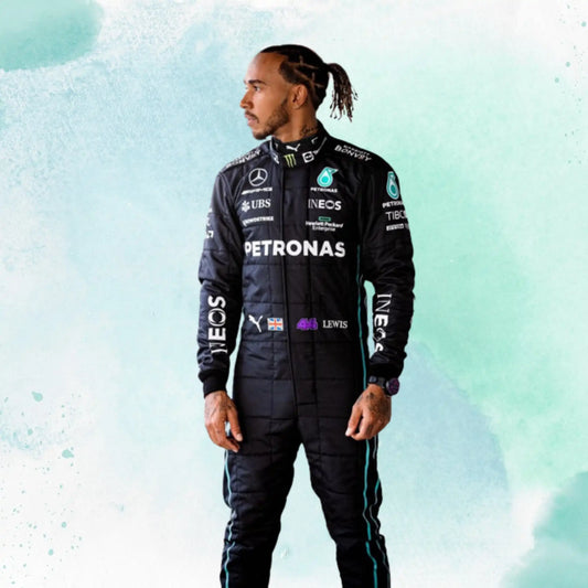 2022 Lewis Hamilton Replica Mercedes-AMG Petronas F1 Team Replica Race Suit - view 2