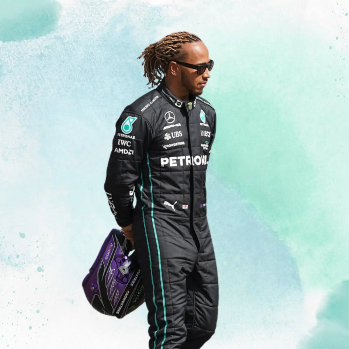 2022 Lewis Hamilton Replica Mercedes-AMG Petronas F1 Team Replica Race Suit - view 4