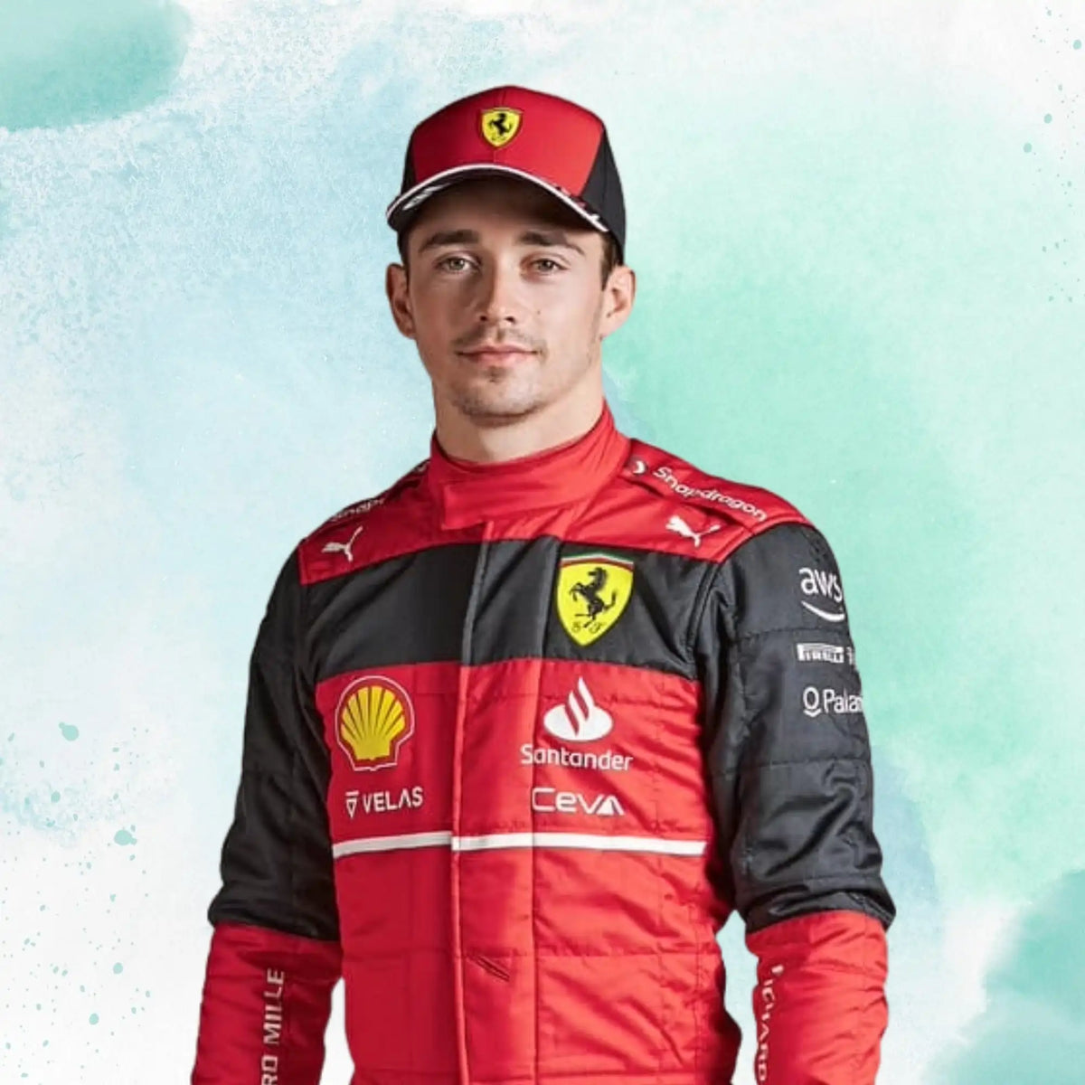 2022 New Charles Leclerc Formula 1 Replica Team Race Suit - view 3