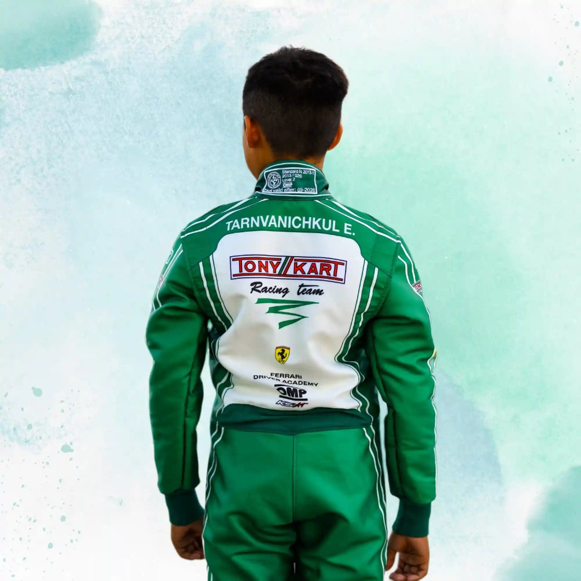 2022 Tony Kart Sublimation Printed Overall Go Kart Driver Replica Racing Suit - view 2
