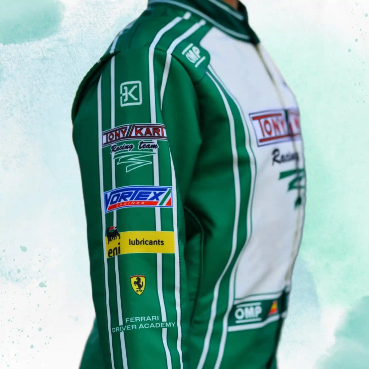 2022 Tony Kart Sublimation Printed Overall Go Kart Driver Replica Racing Suit - view 4