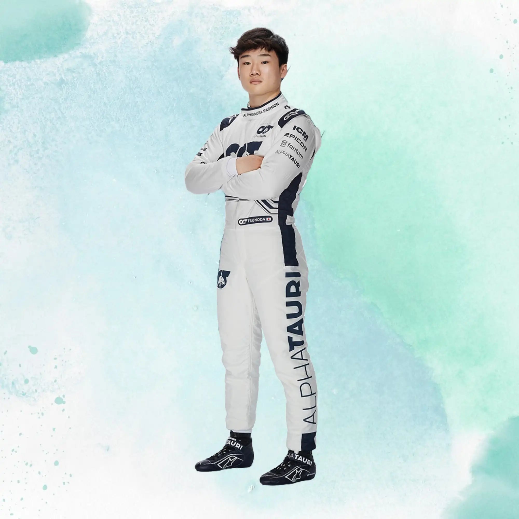 2022 Yuki Tsunoda Replica Race Suit F1 Team Alphatauri - view 1