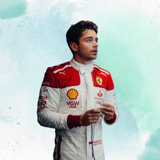 2023 Charles Leclerc Monaco GP Formula 1 Scuderia Ferrari Replica Race Suit - view 1