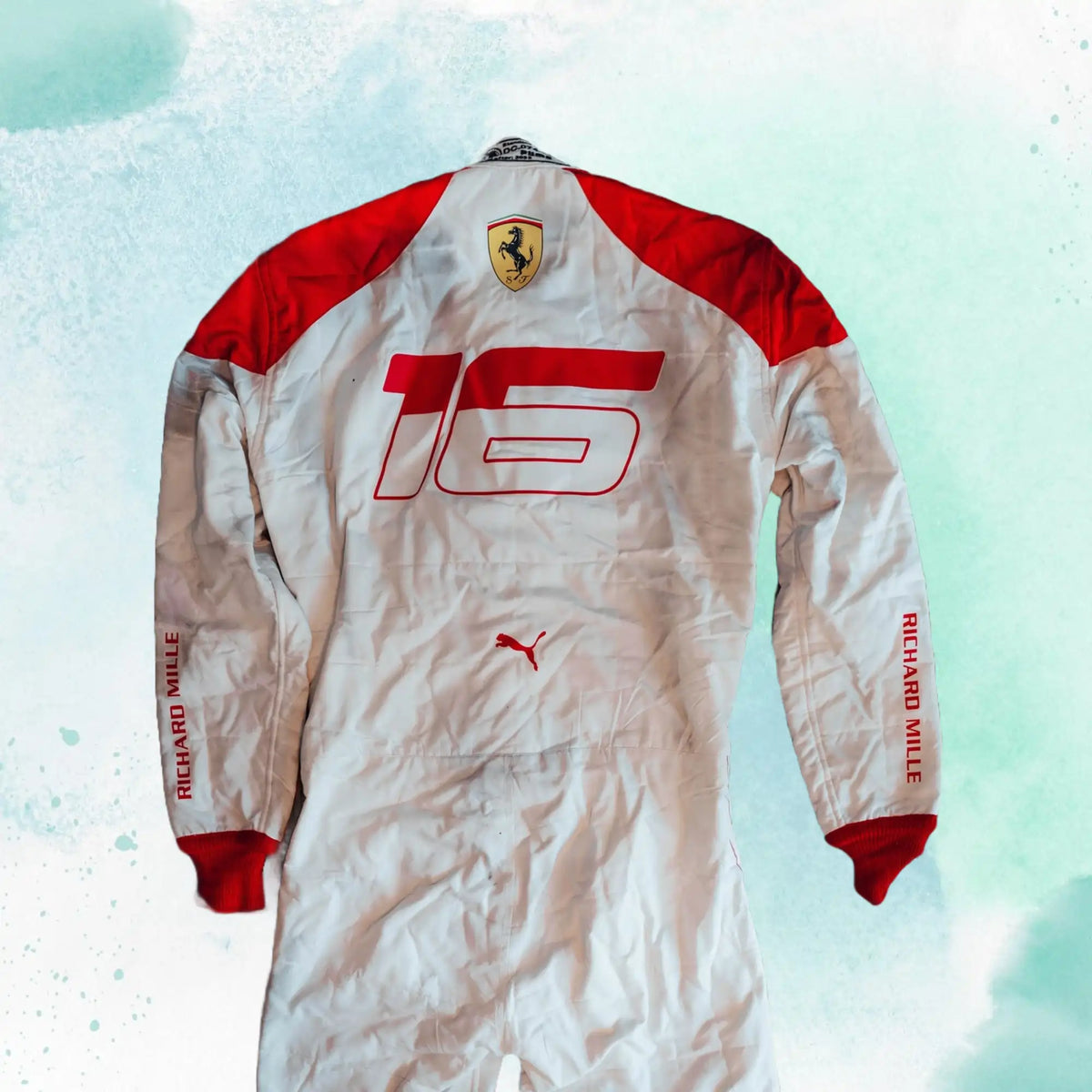 2023 Charles Leclerc Monaco GP Formula 1 Scuderia Ferrari Replica Race Suit - view 3