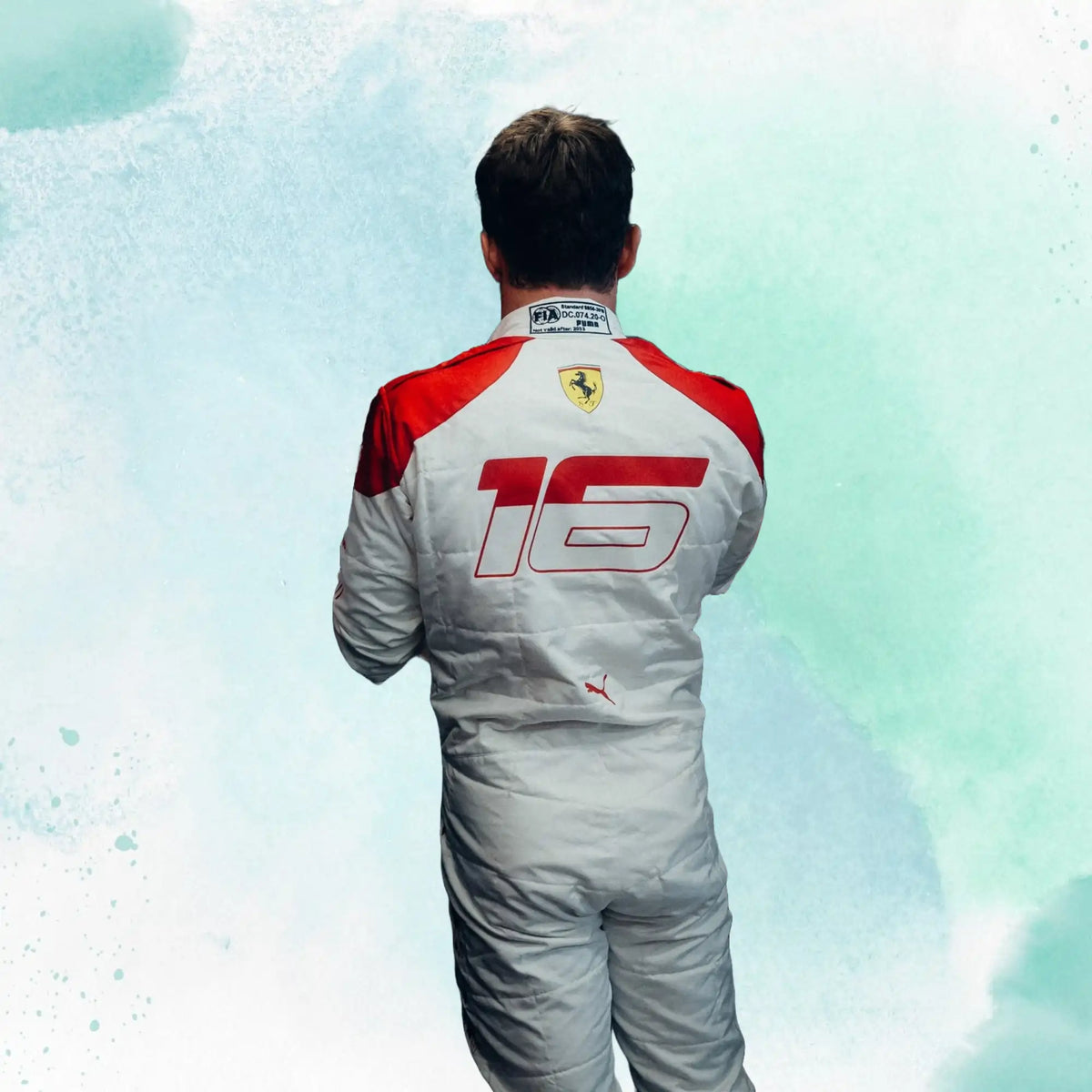 2023 Charles Leclerc Monaco GP Formula 1 Scuderia Ferrari Replica Race Suit - view 5
