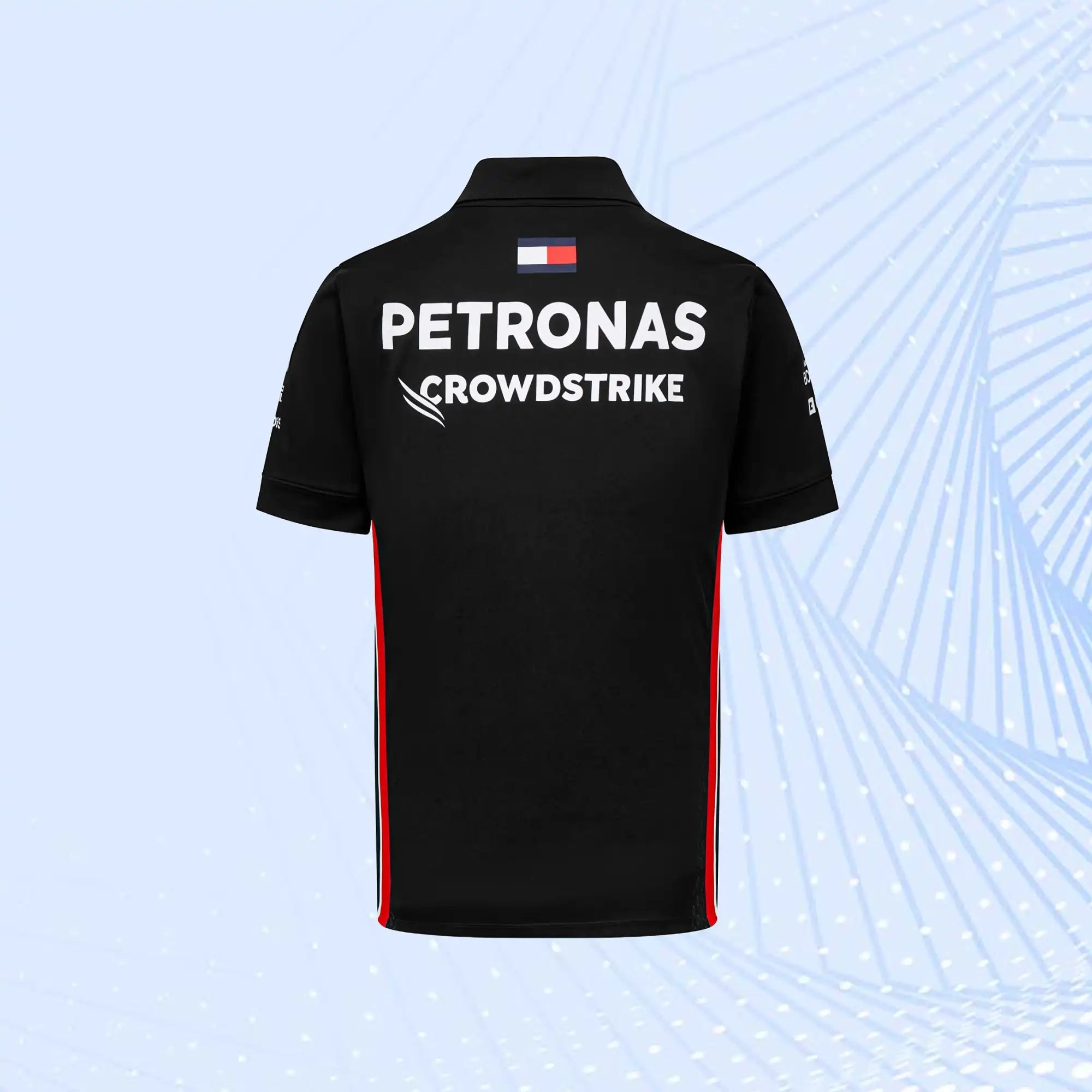 2023 F1 Mercedes AMG Petronas Formula 1 Team Polo- Black - view 3