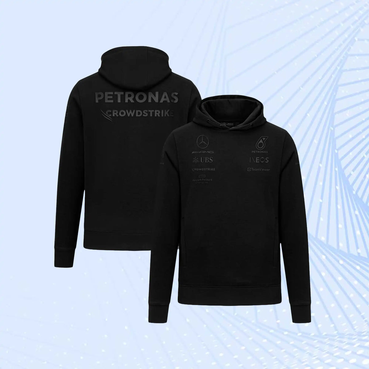 2023 F1 Mercedes AMG Petronas Formula One Team Stealth Hoodie - view 1
