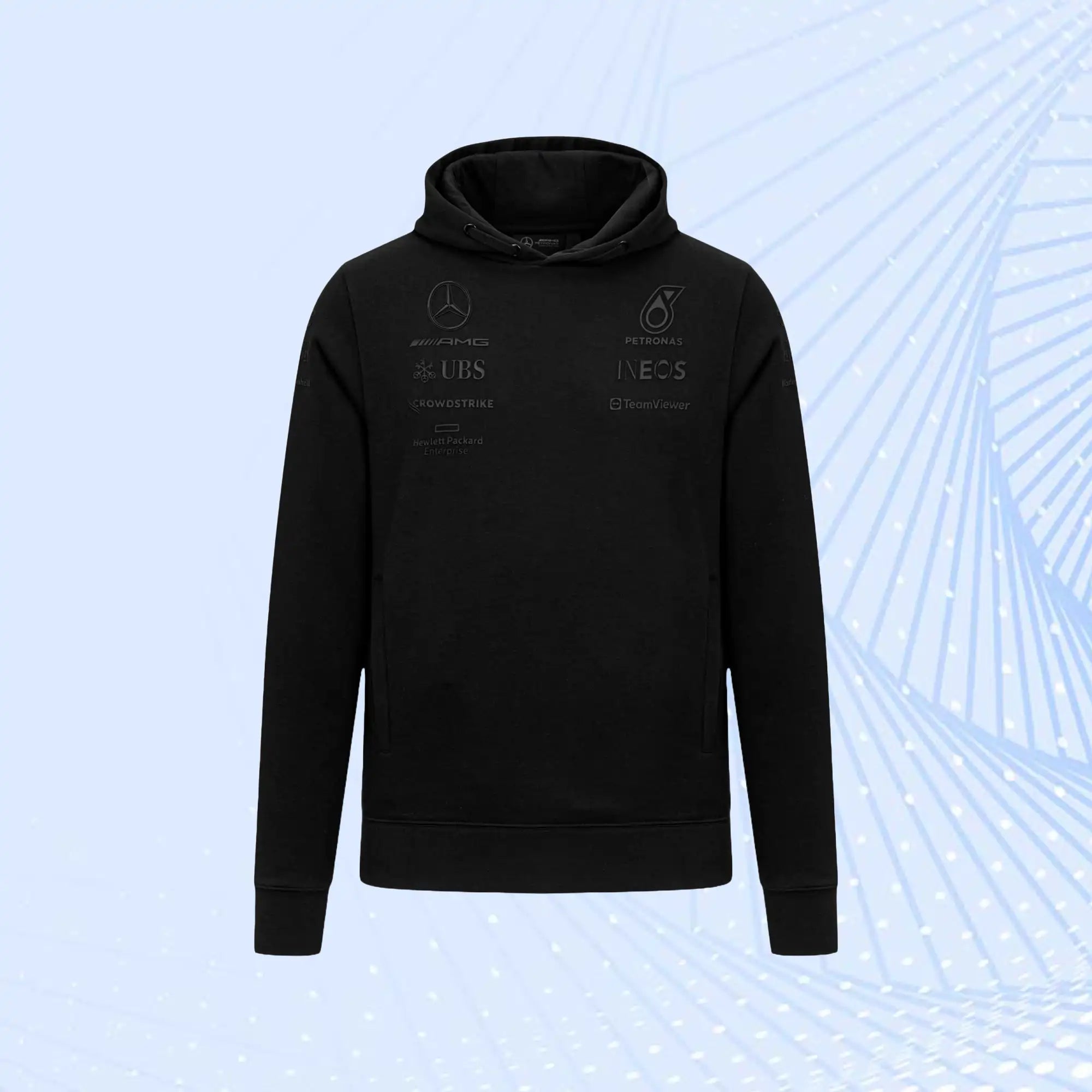 2023 F1 Mercedes AMG Petronas Formula One Team Stealth Hoodie - view 2
