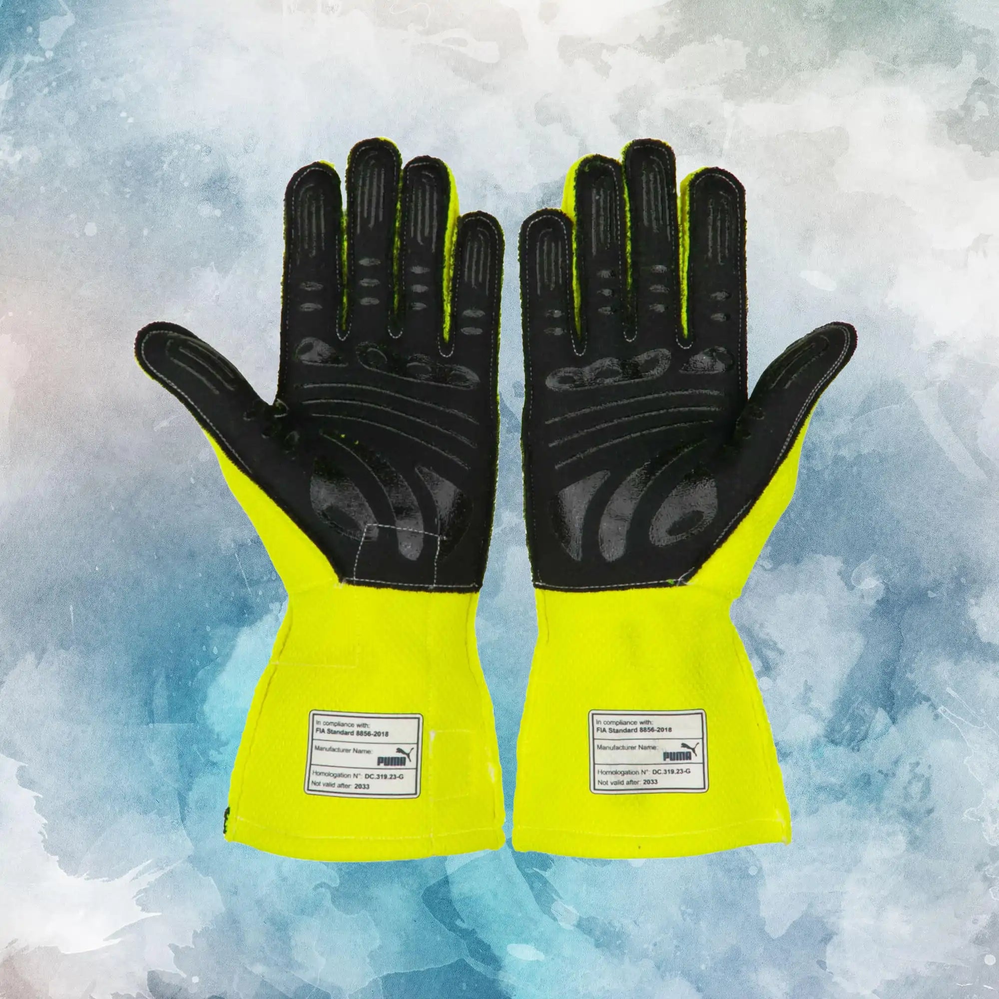 2023 Lewis Hamilton Race Mercedes AMG F1 Gloves / Lewis Hamilton F1 Replica Race Gloves - view 2