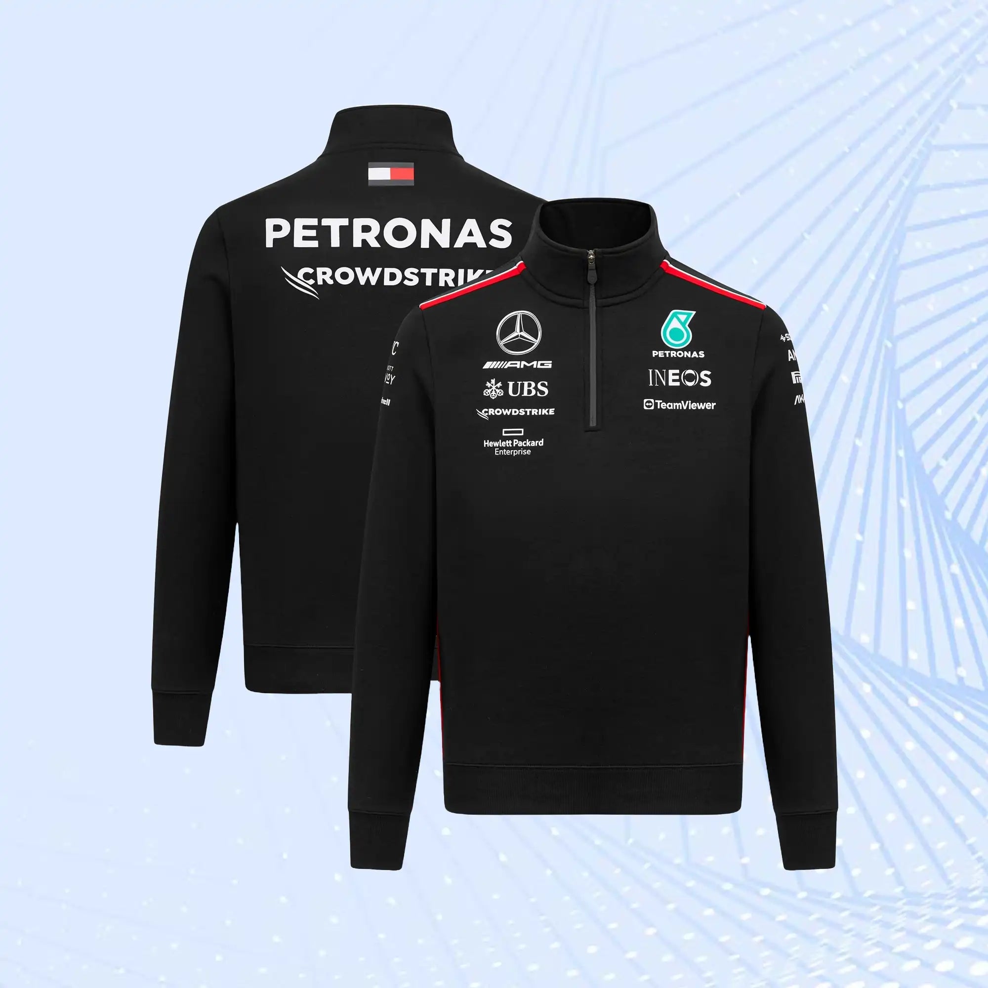 2023 Mercedes AMG Petronas Formula 1 Team 1 / 4 Zip Sweat - view 1