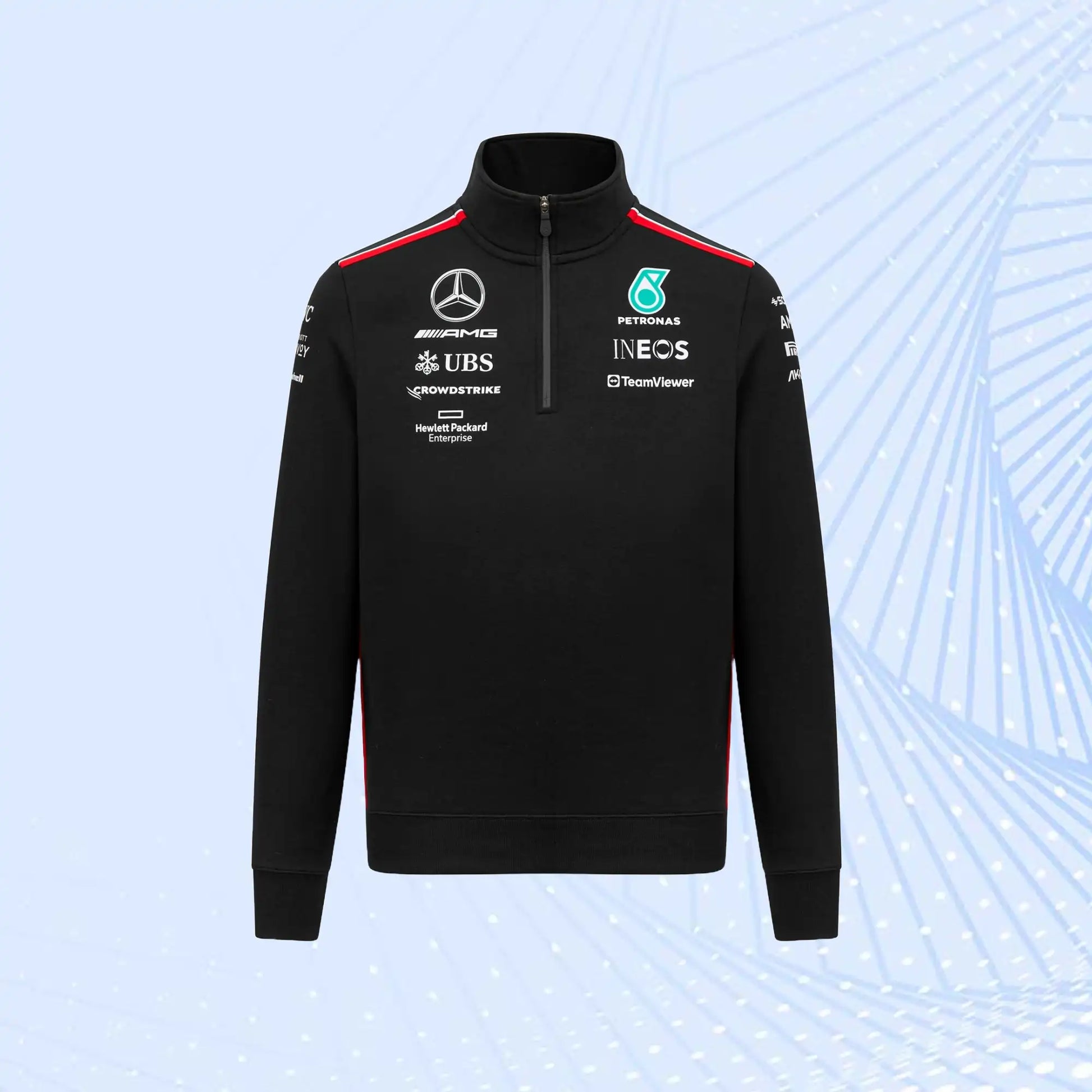 2023 Mercedes AMG Petronas Formula 1 Team 1 / 4 Zip Sweat - view 2