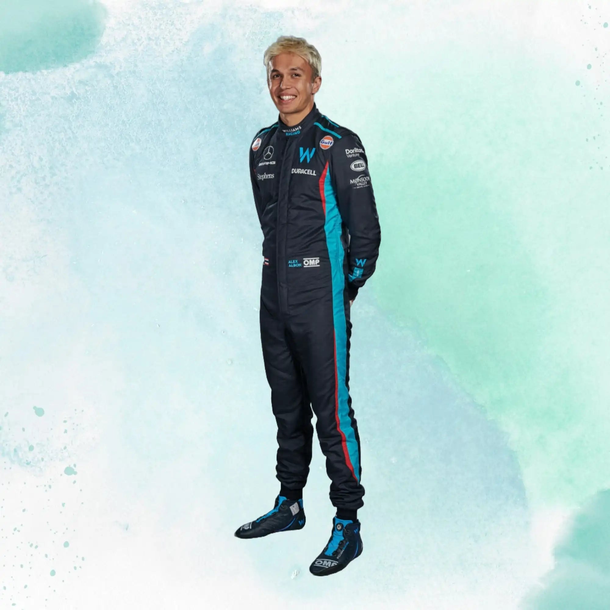 2023 New Alex Albon Replica Racing Suit F1 Williams Racing - view 1