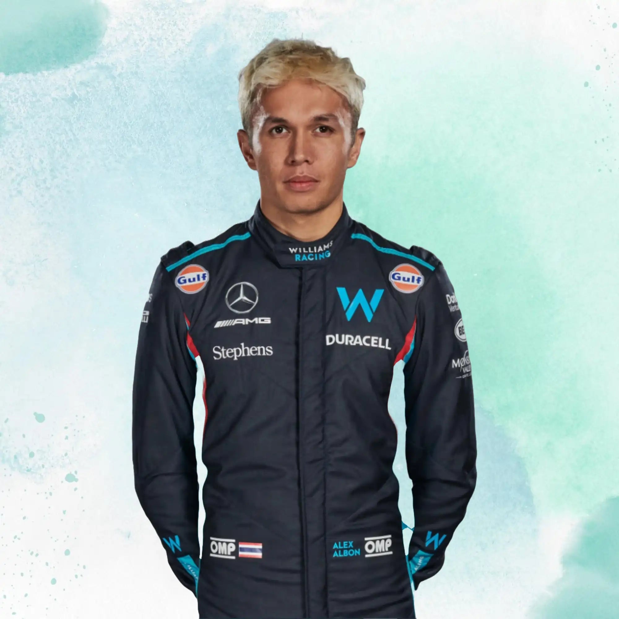 2023 New Alex Albon Replica Racing Suit F1 Williams Racing - view 3