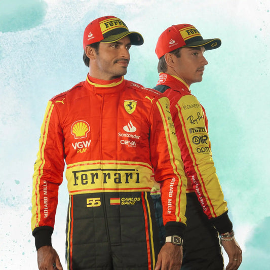 2023 New Charles Leclerc Scuderia Monza Special Edition Formula 1 Ferrari Replica Race Suit - view 2