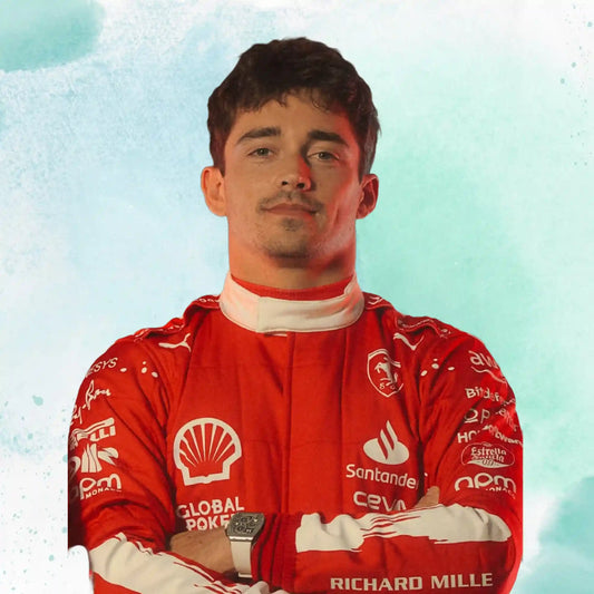 2023 New Las Vegas Charles Leclerc Formula 1 Scuderia Ferrari Replica Race Suit - view 2