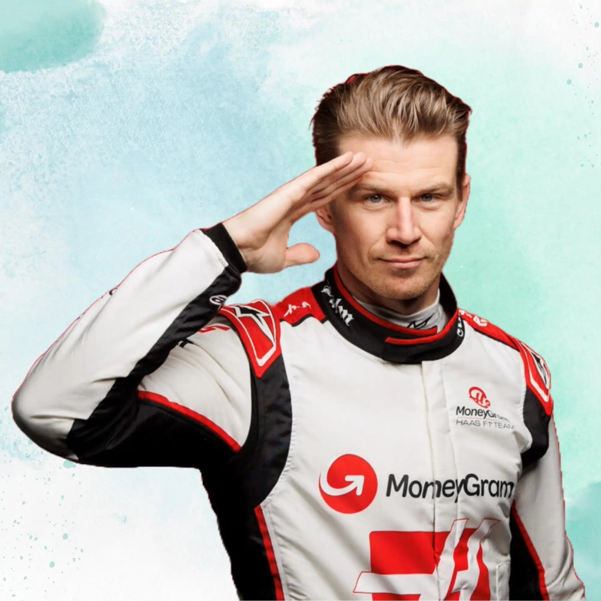 2023 Nico Hulkenberg Replica Racing Suit F1 Haas Team - view 2