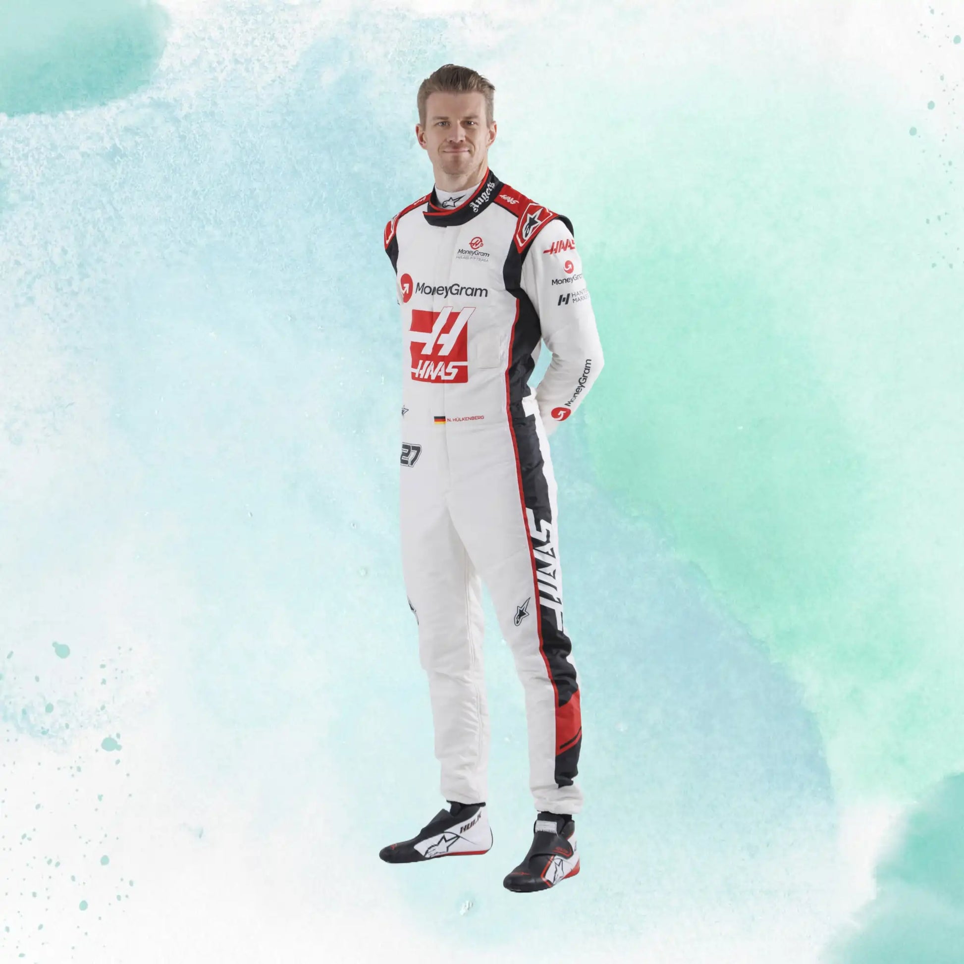 2023 Nico Hulkenberg Replica Racing Suit F1 Haas Team - view 3
