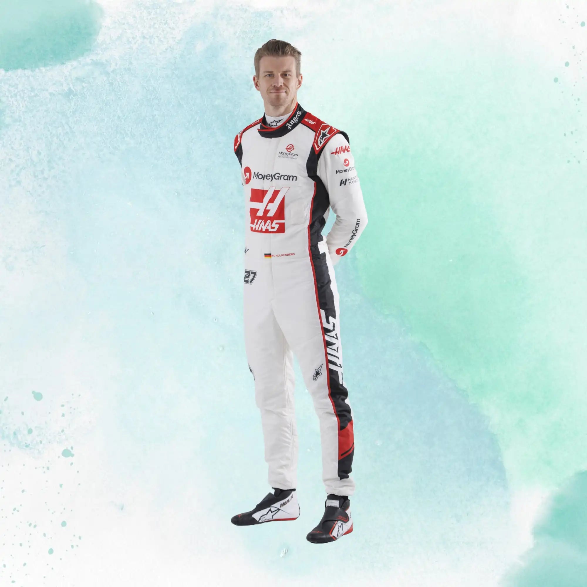 2023 Nico Hulkenberg Replica Racing Suit F1 Haas Team - view 3