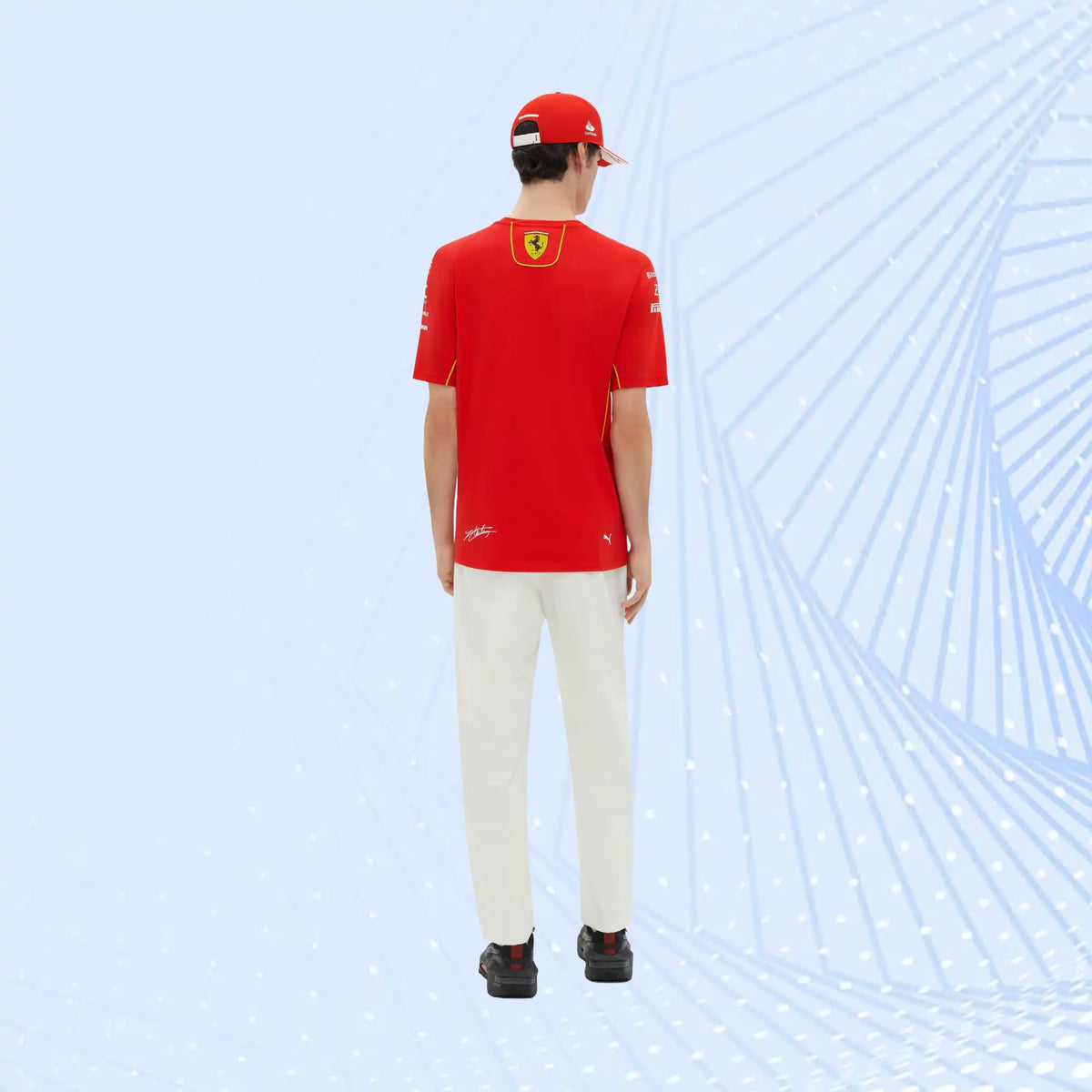 2024 Charles Leclerc Scuderia Ferrari Team Replica T-shirt - view 2