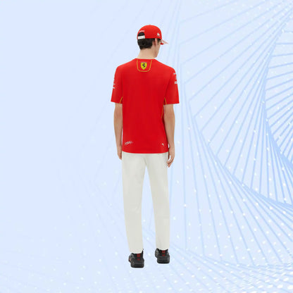2024 Charles Leclerc Scuderia Ferrari Team Replica T-shirt - view 2