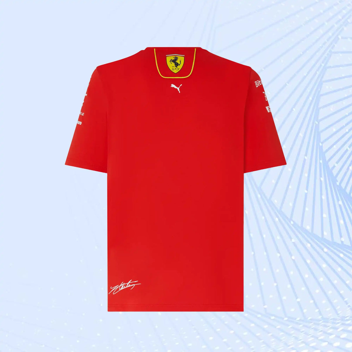 2024 Charles Leclerc Scuderia Ferrari Team Replica T-shirt - view 5
