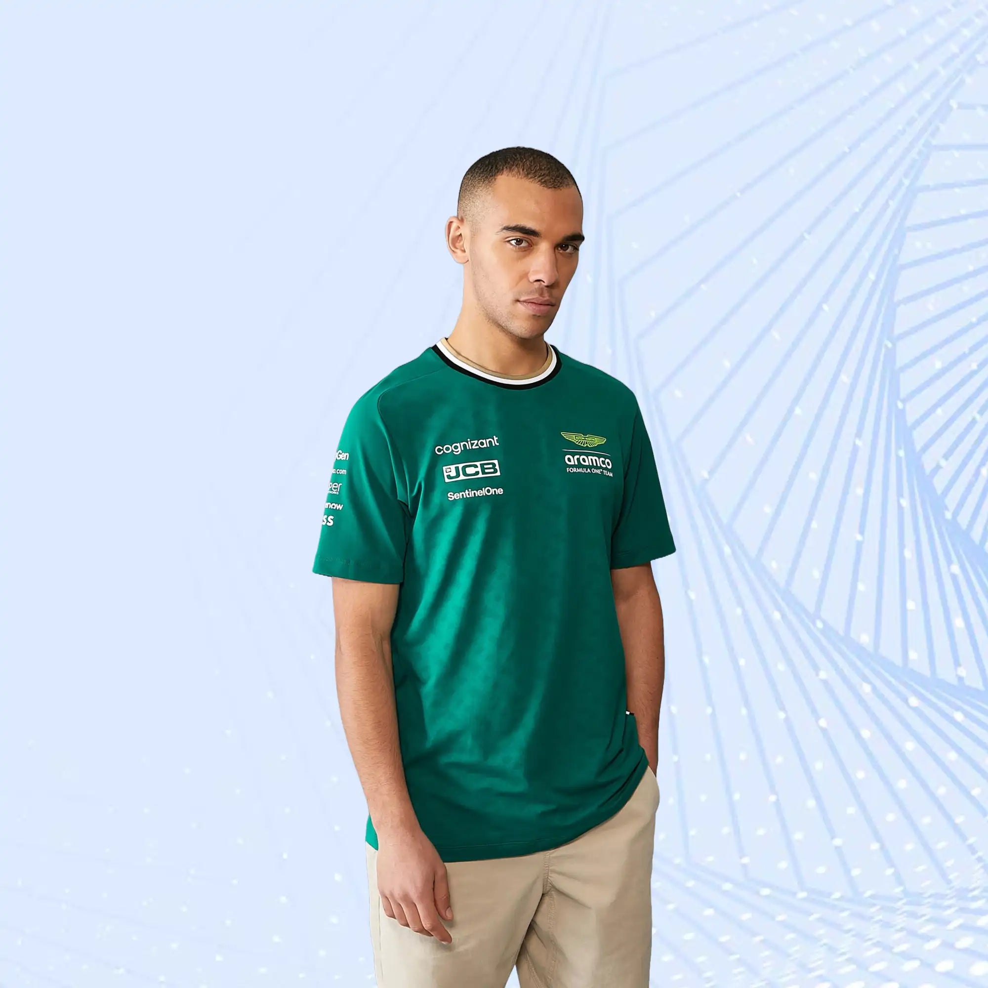 2024 Fernando Alonso Driver Aston Martin F1 Team T-shirt - view 1