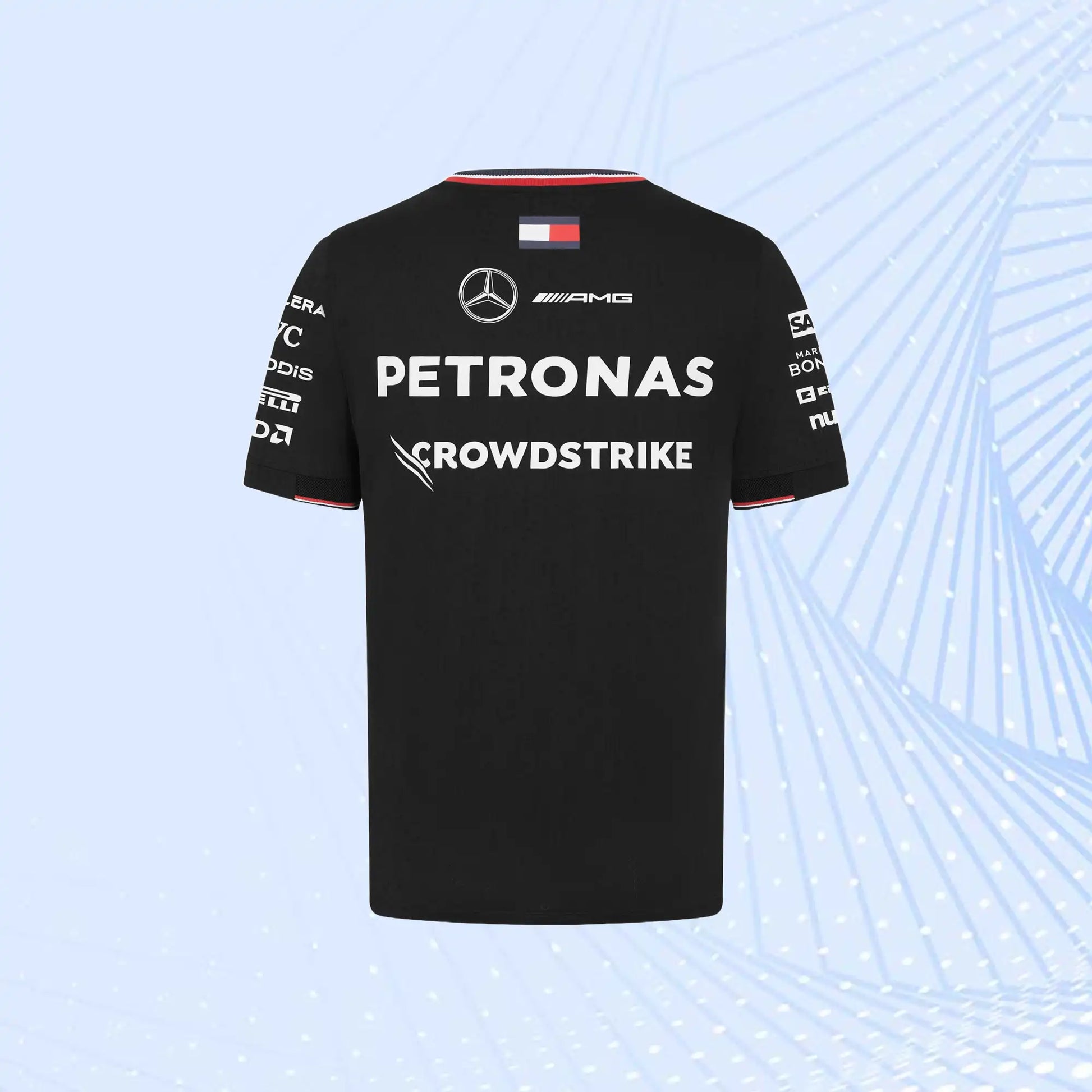 2024 Mercedes AMG Petronas F1 Team Driver T-Shirt- Black - view 3