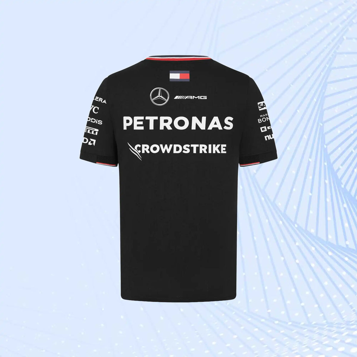 2024 Mercedes AMG Petronas F1 Team Driver T-Shirt- Black - view 3