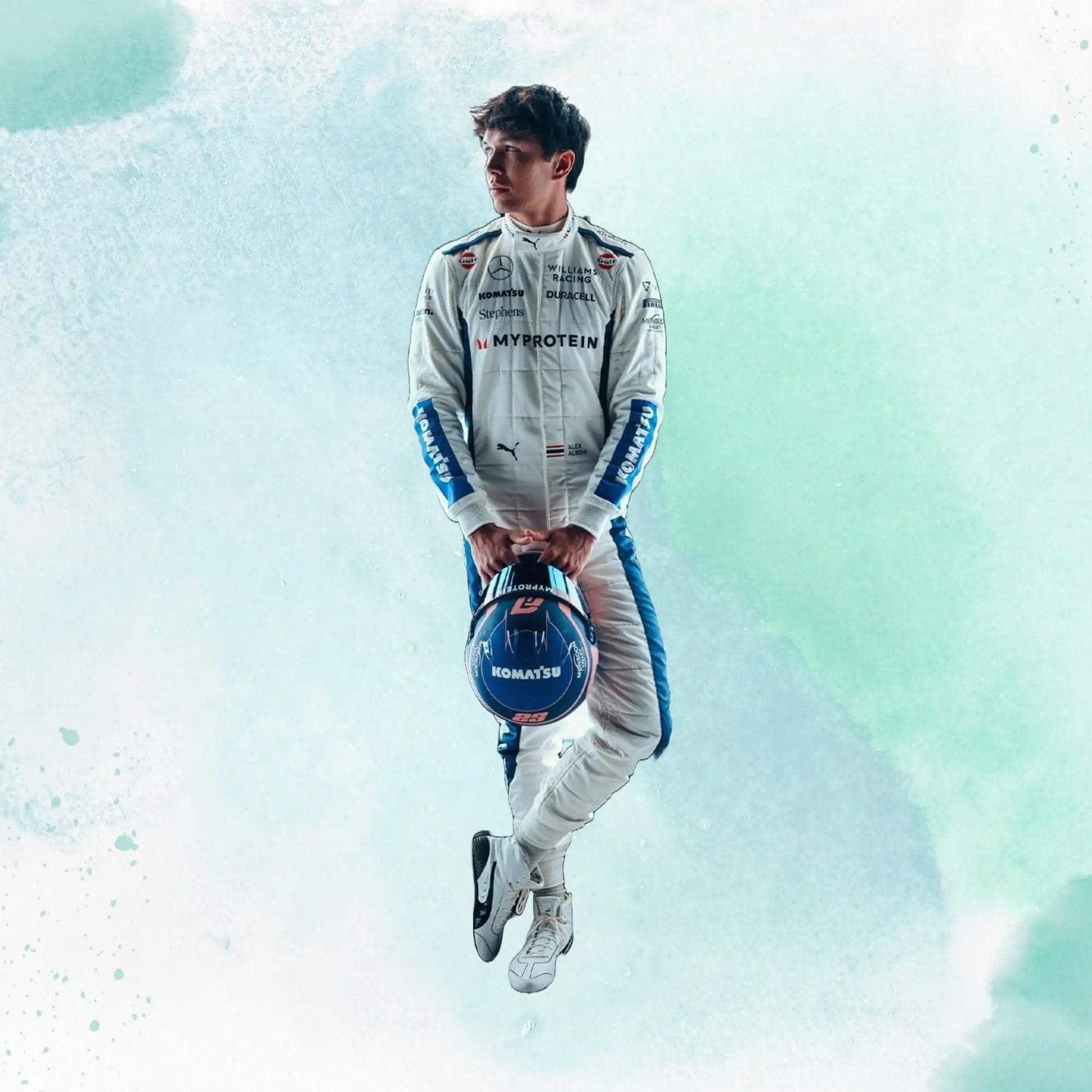 2024 New Alexander Albon F1 Team Williams Racing Replica Racing Suit - view 3