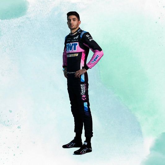 2024 New Esteban Ocon BWT Team Alpine Replica Racing Suit F1 Team - view 2
