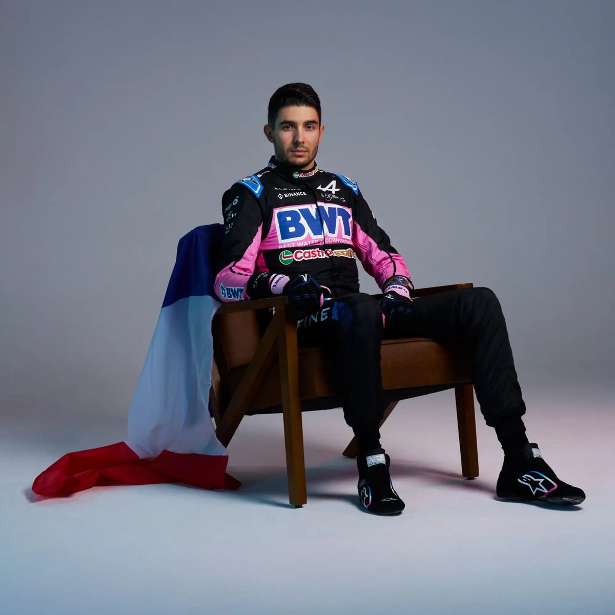 2024 New Esteban Ocon BWT Team Alpine Replica Racing Suit F1 Team - view 3