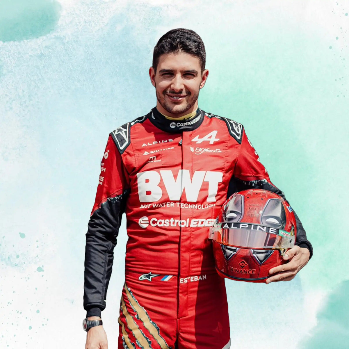 2024 New Esteban Ocon BWT Team Alpine X Deadpool & Wolverine BelgianGP Replica Racing Suit F1 Team - view 3