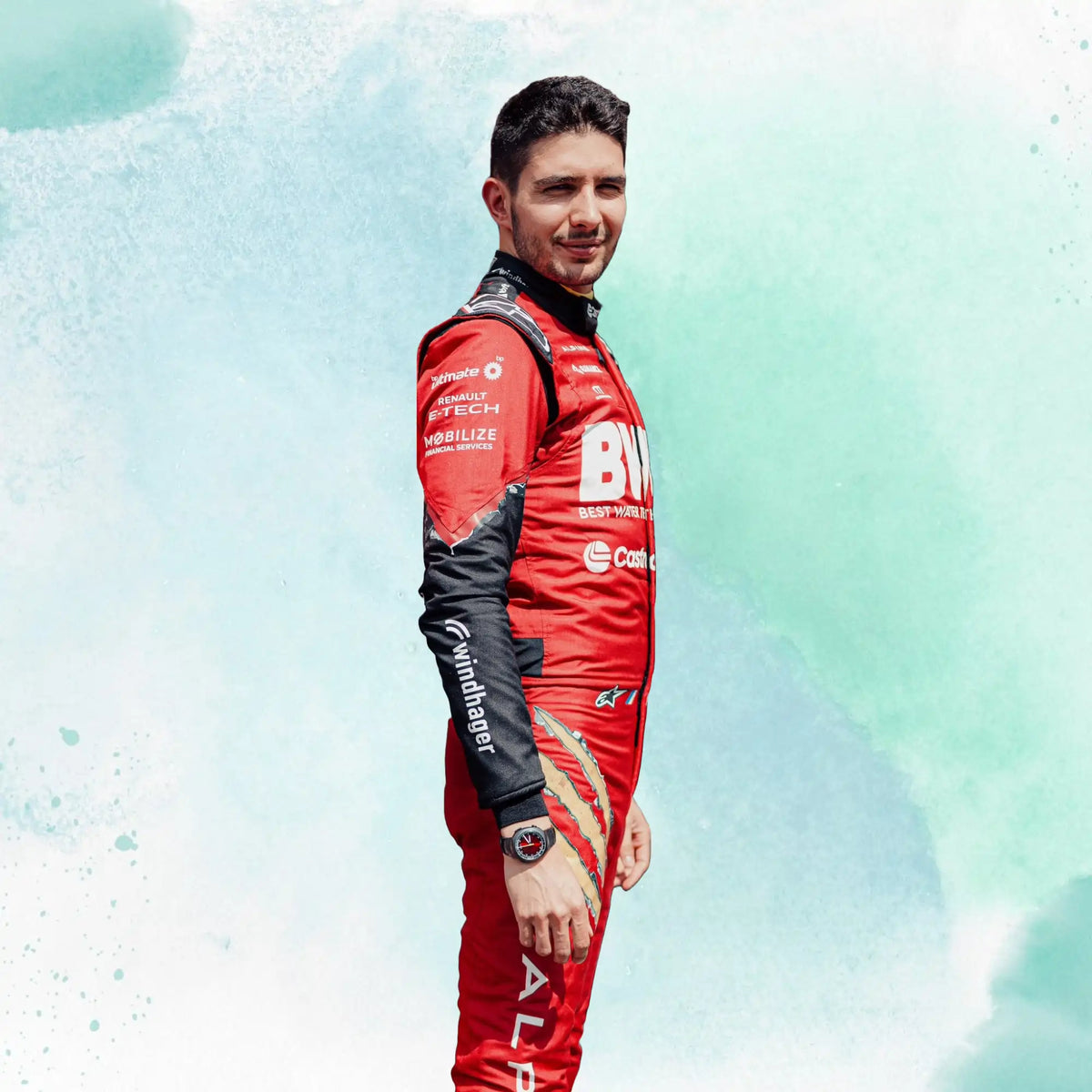 2024 New Esteban Ocon BWT Team Alpine X Deadpool & Wolverine BelgianGP Replica Racing Suit F1 Team - view 4