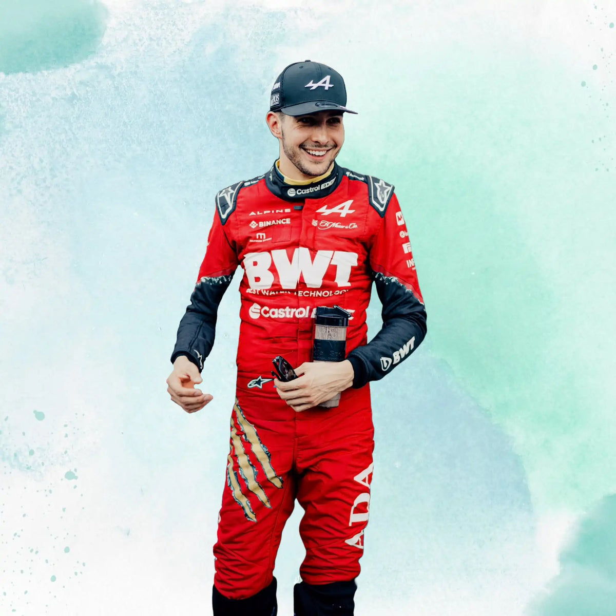 2024 New Esteban Ocon BWT Team Alpine X Deadpool & Wolverine BelgianGP Replica Racing Suit F1 Team - view 5