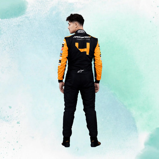 2024 New Lando Norris McLaren F1 Team Replica Racing Suit - view 2
