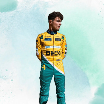 2024 New Lando Norris McLaren Monaco GP F1 Team Replica Racing Suit - view 2