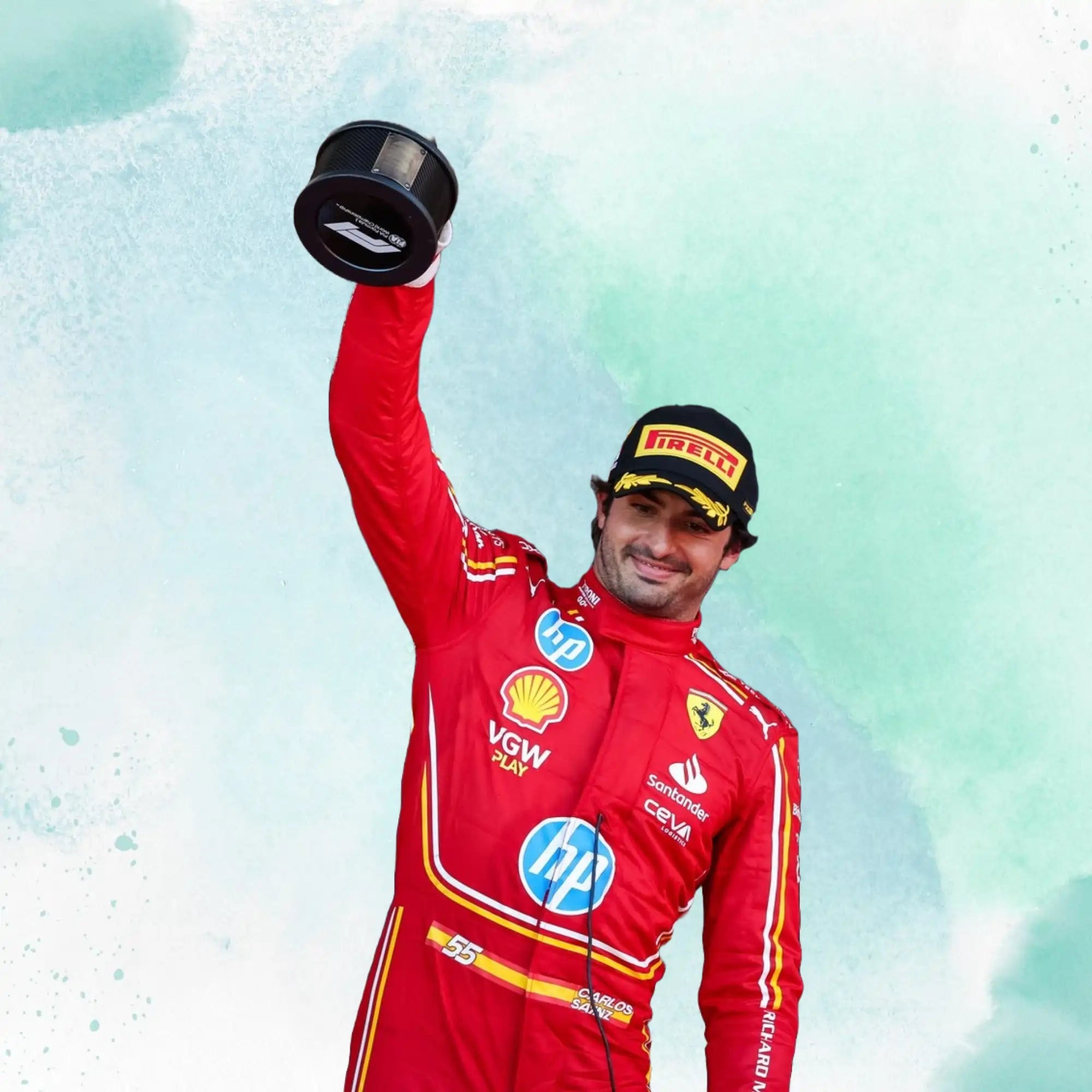 2024 Scuderia Ferrari HP Monaco GP F1 Team Replica Racing Suit - view 7