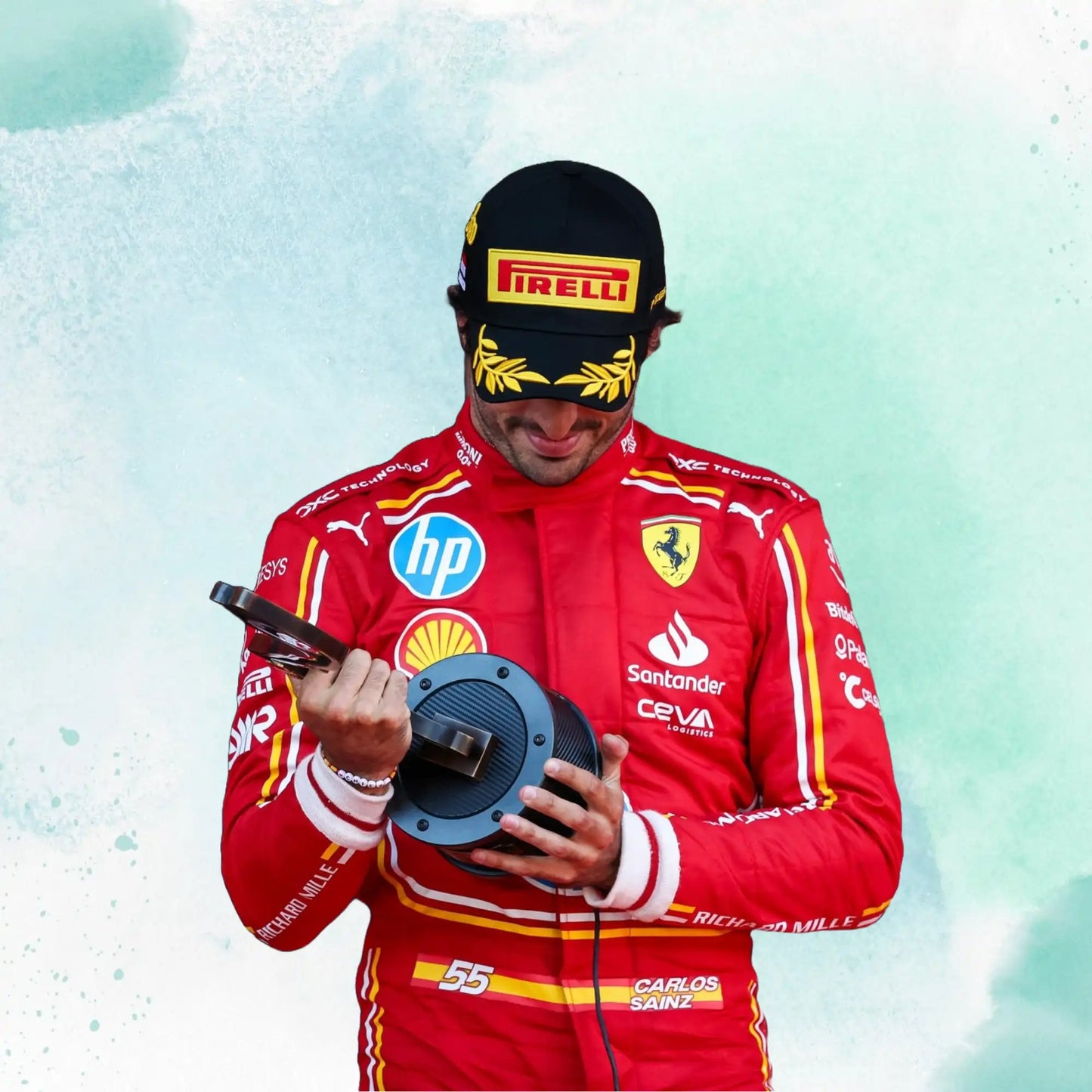 2024 Scuderia Ferrari HP Monaco GP F1 Team Replica Racing Suit - view 8