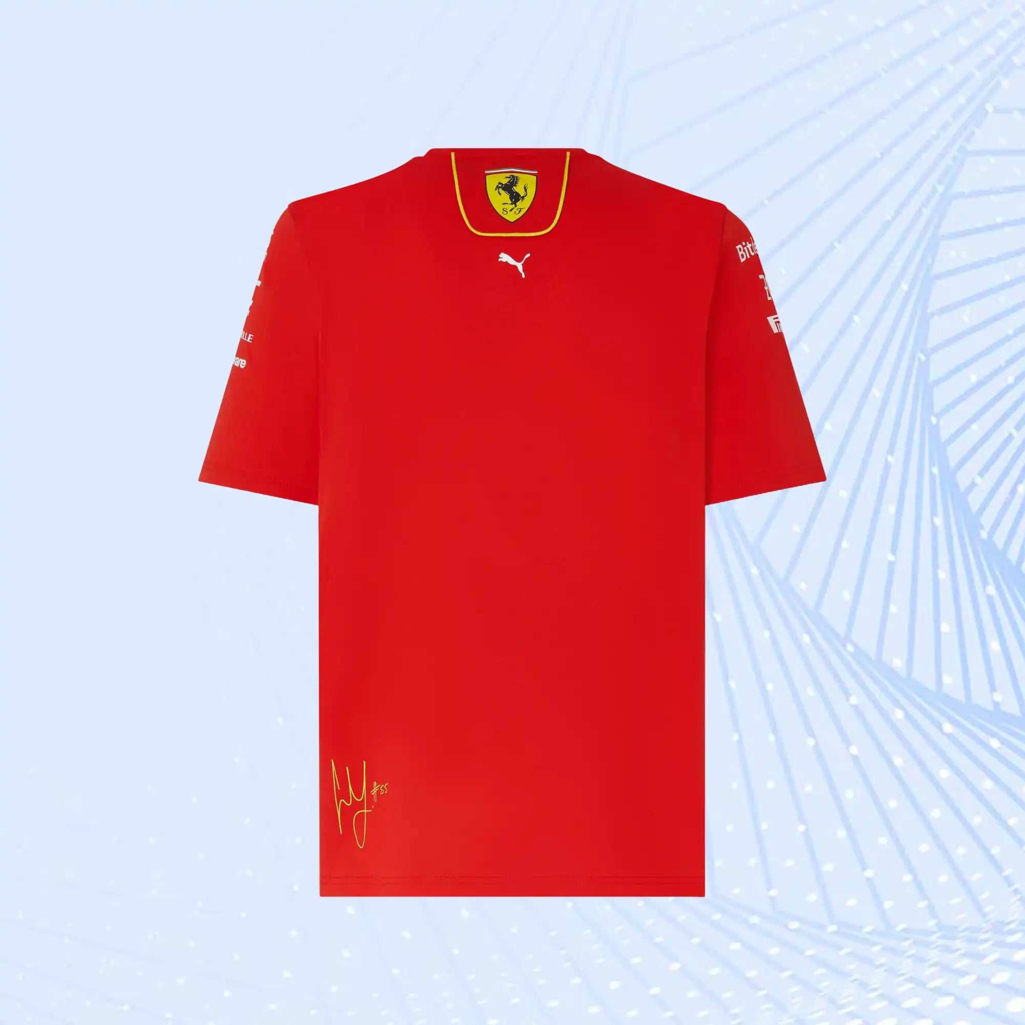2024 Scuderia Ferrari Team Replica Carlos Sainz T-shirt - view 5