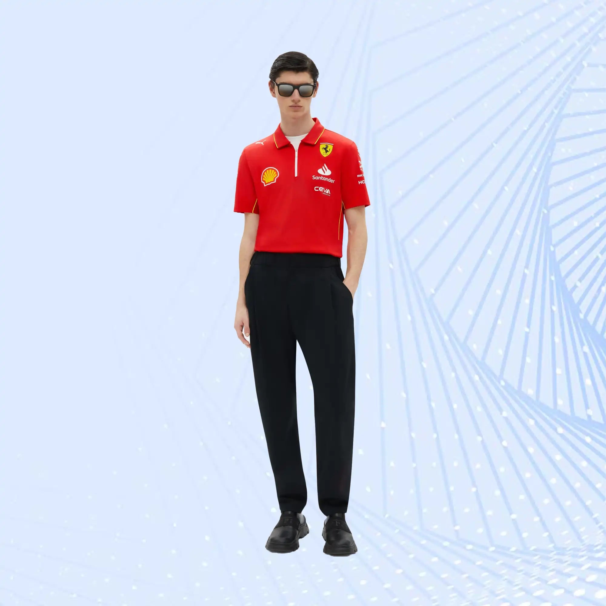 2024 Scuderia Ferrari Team Replica Polo Shirt - view 1