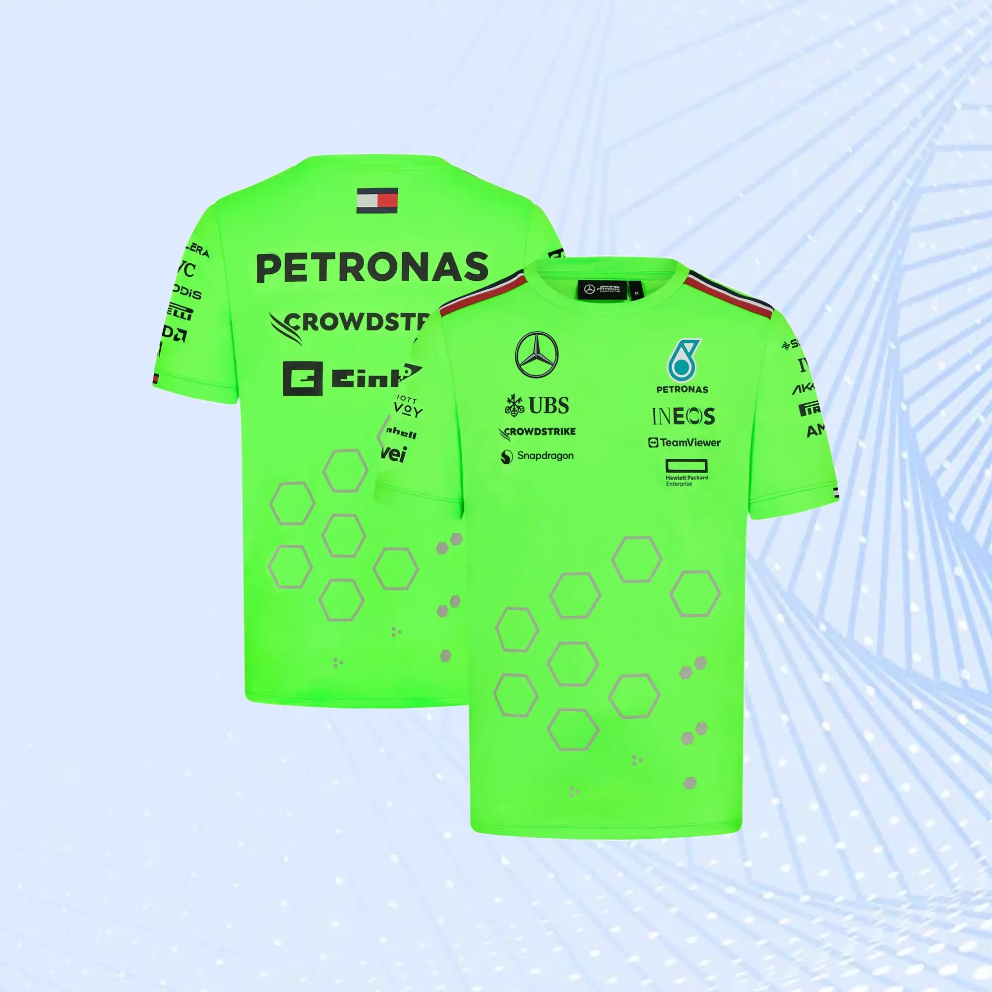 2024 Set Up Mercedes AMG Petronas F1 Team T-Shirt - view 1