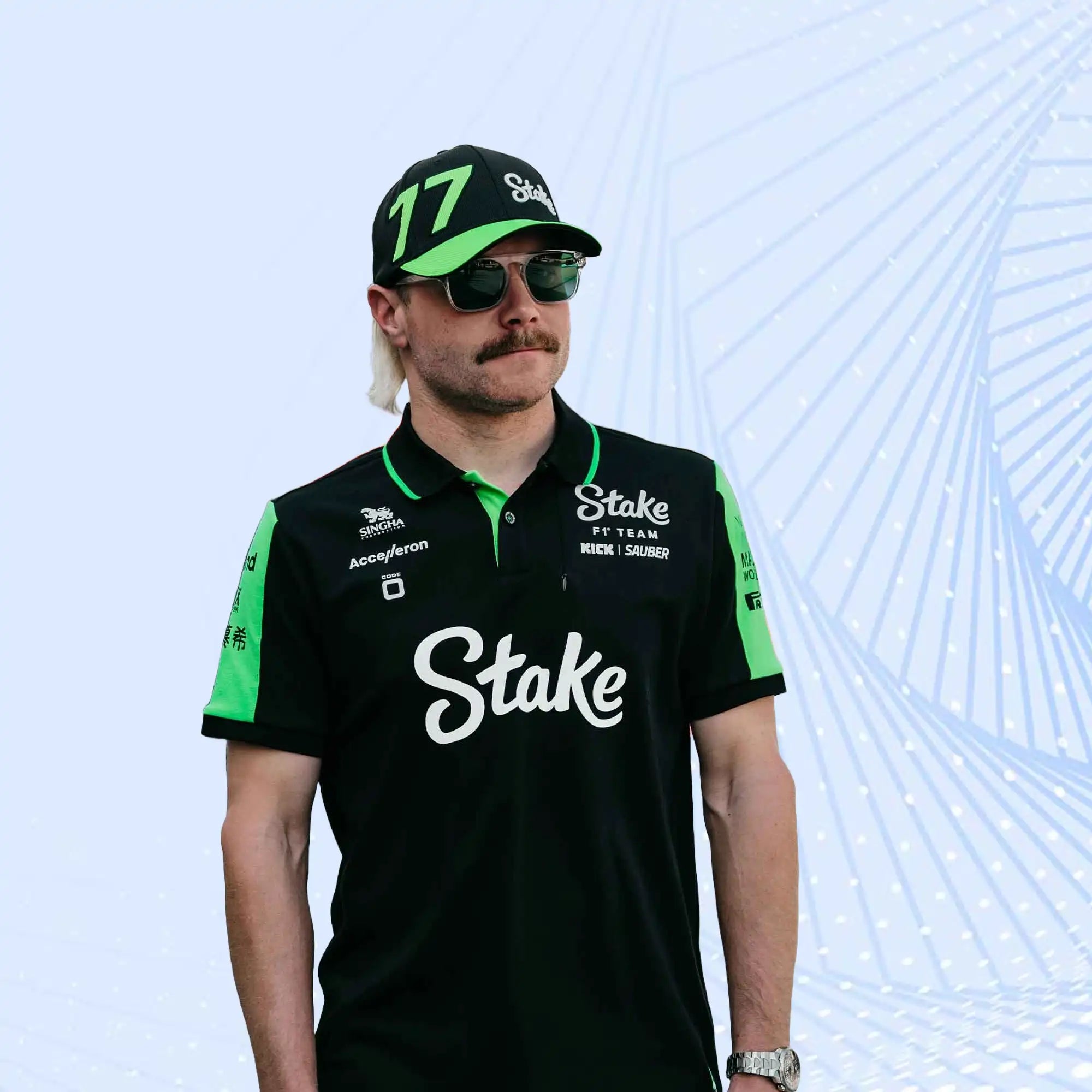 2024 Stake F1 Team Kick Sauber Polo - view 1