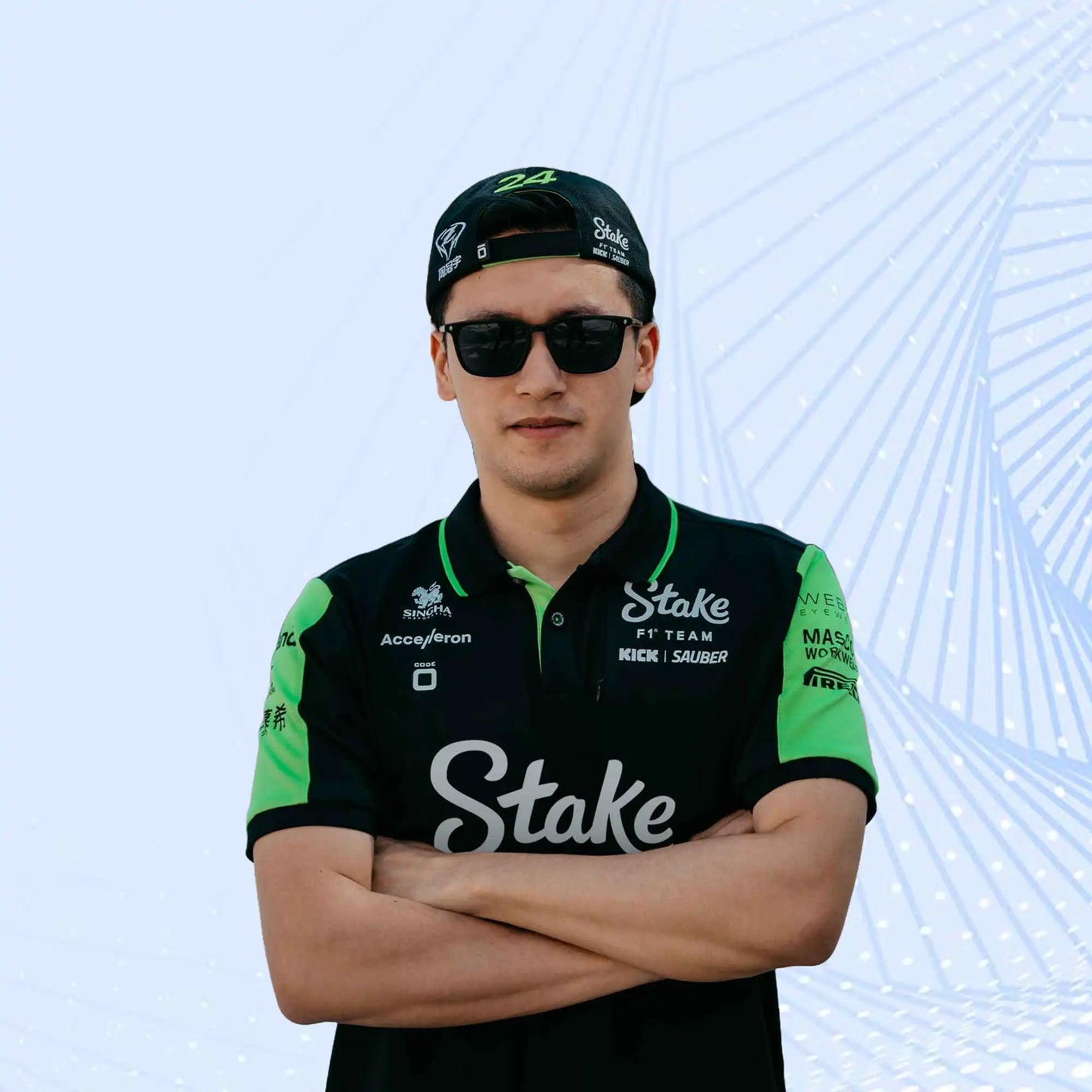 2024 Stake F1 Team Kick Sauber Polo - view 2