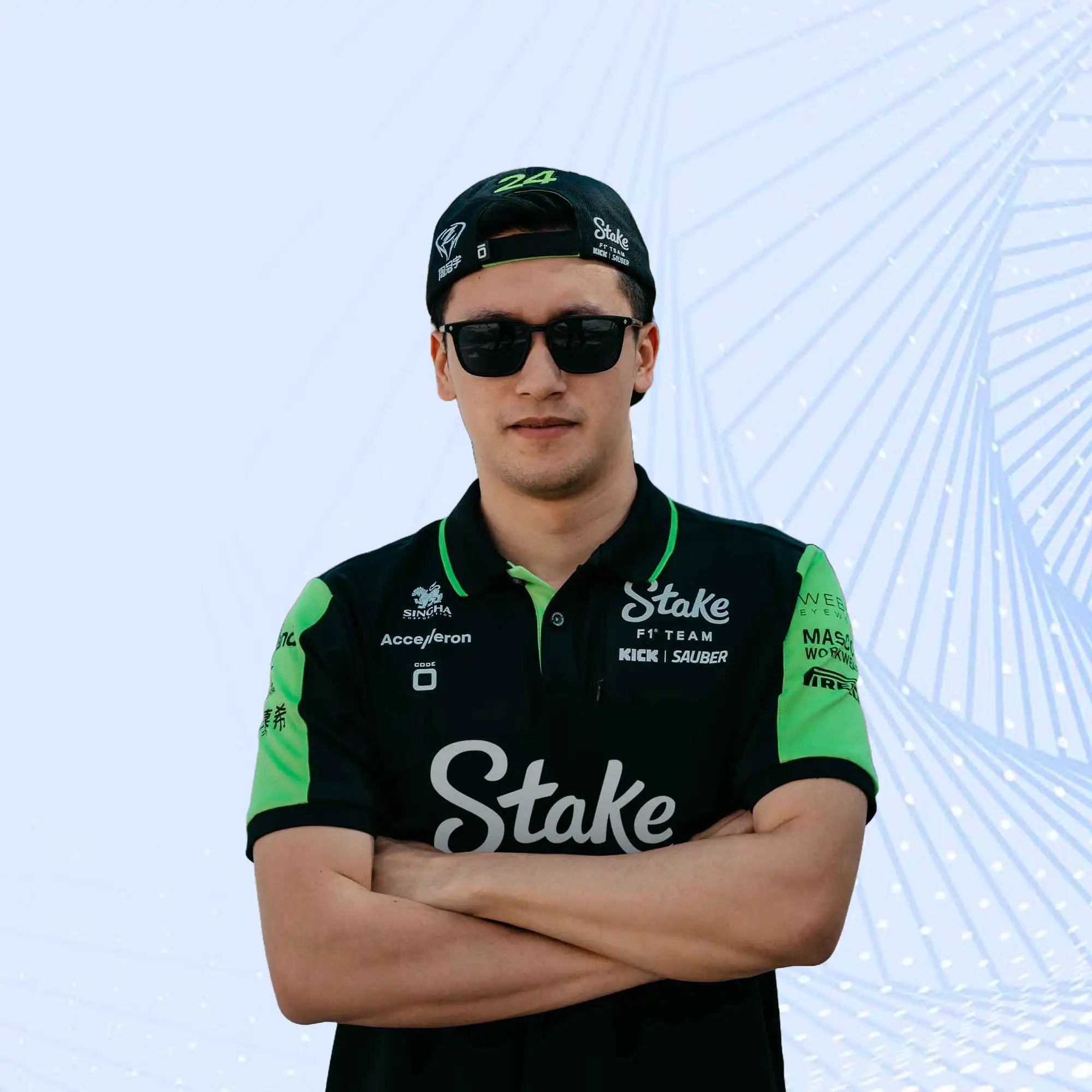 2024 Stake F1 Team Kick Sauber Polo - view 2