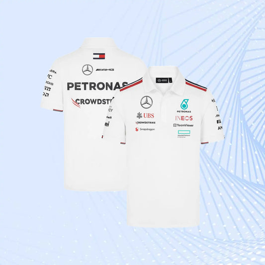 2024 Team Polo Mercedes AMG Petronas F1- White - view 1