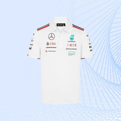 2024 Team Polo Mercedes AMG Petronas F1- White - view 2