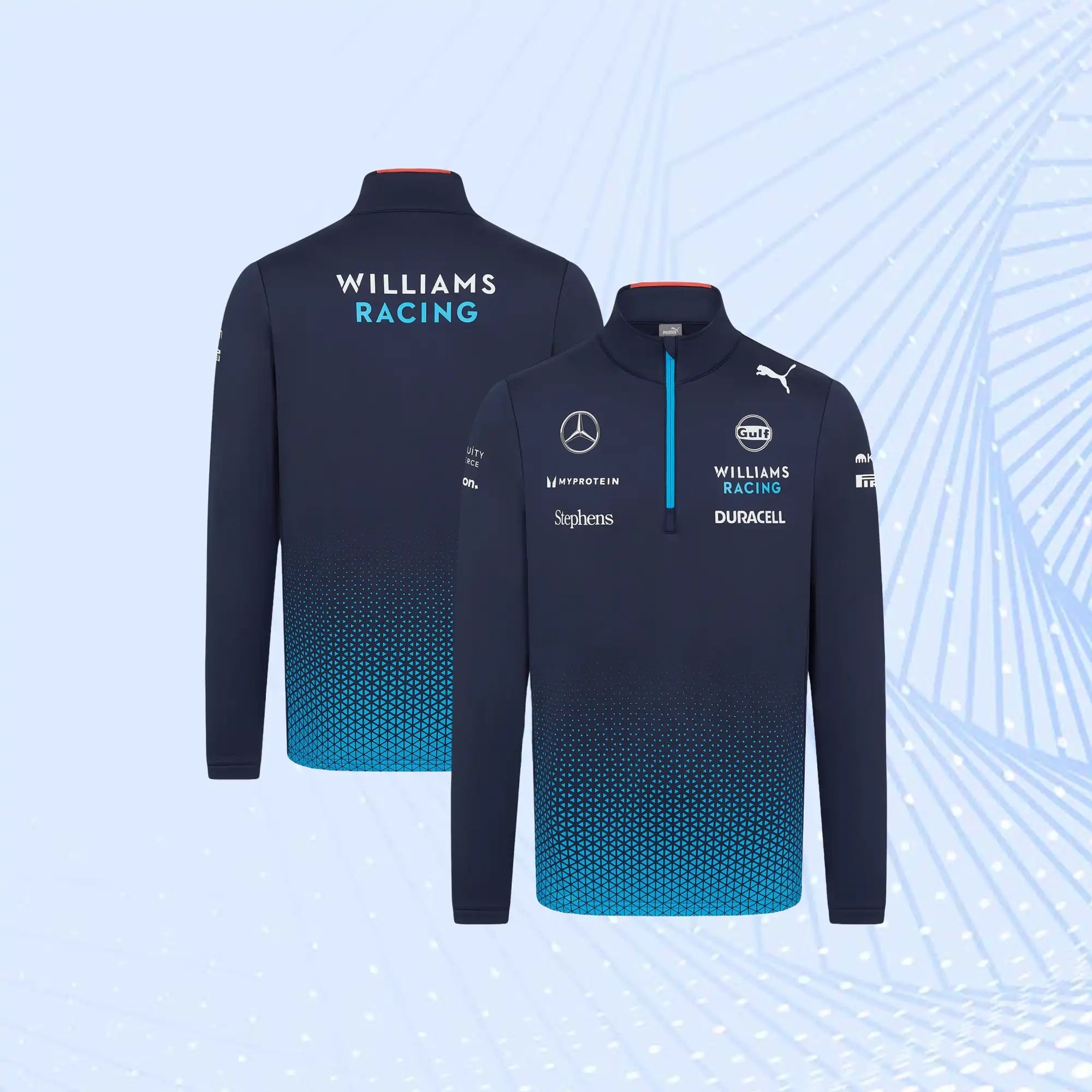 2024 Williams Racing F1 Team 1 / 4 Zip Midlayer - view 1