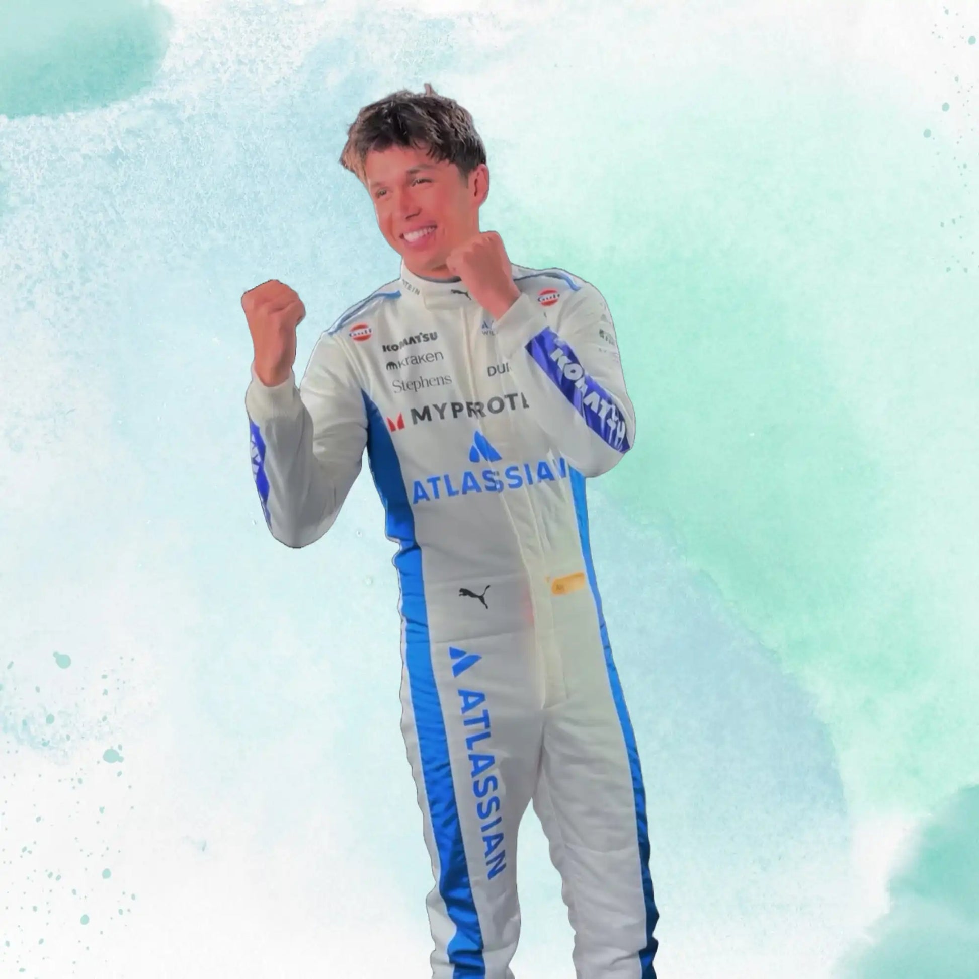 2025 Alexander Albon F1 Team Williams Racing Replica Racing Suit - view 4