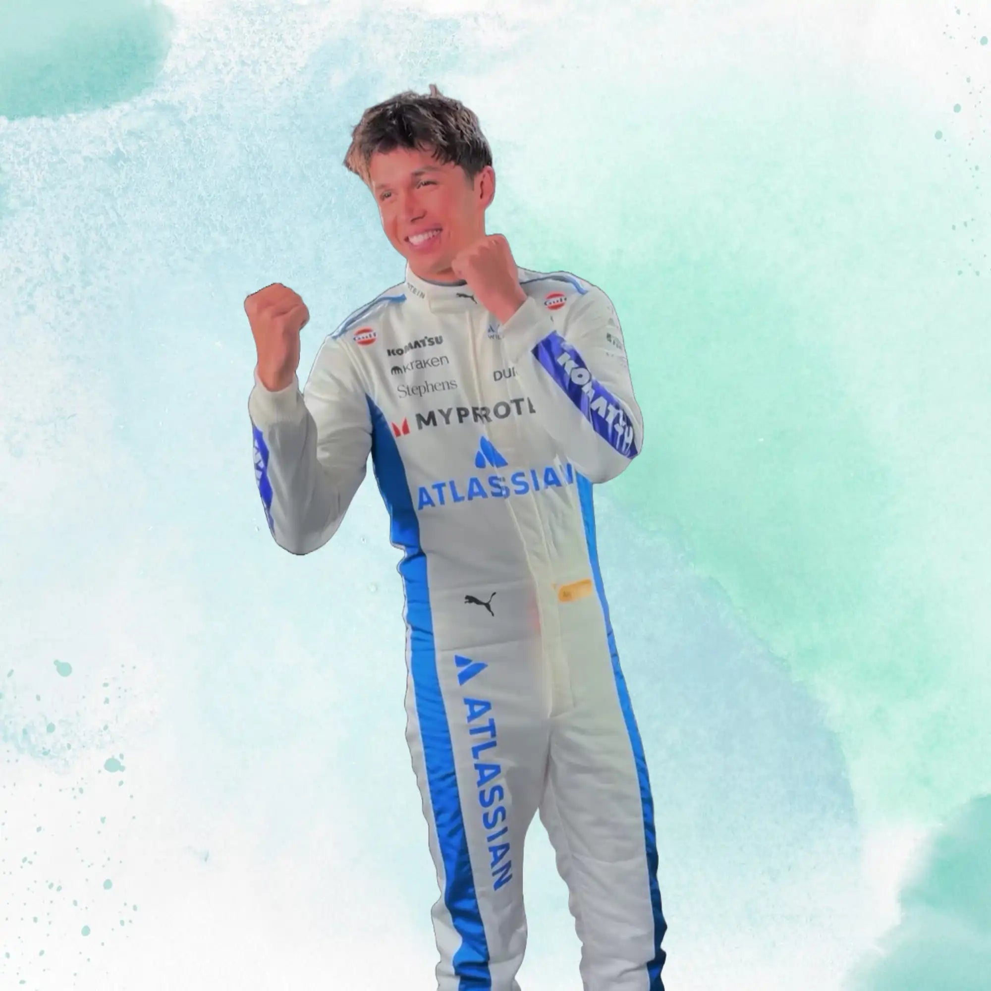 2025 Alexander Albon F1 Team Williams Racing Replica Racing Suit - view 4
