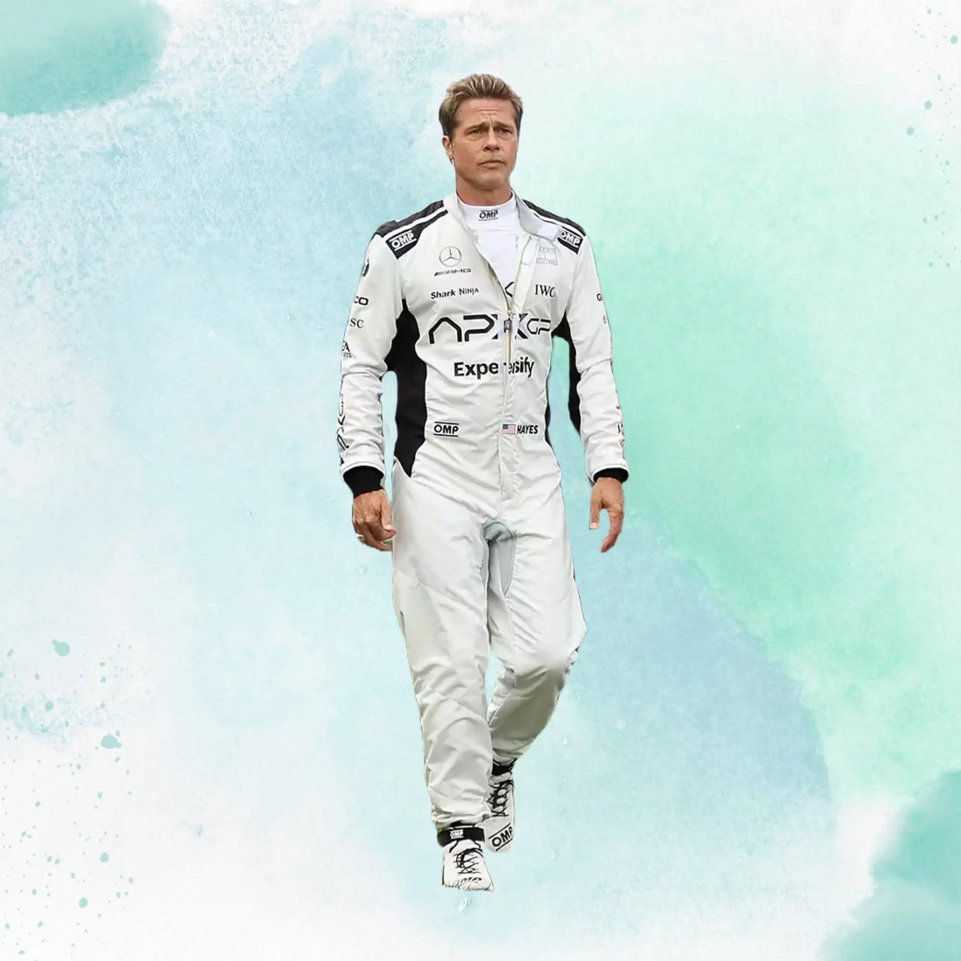 2025 Brad Pitt Formula One The Movie APX GP F1 The Movie Replica Racing Suit - view 1